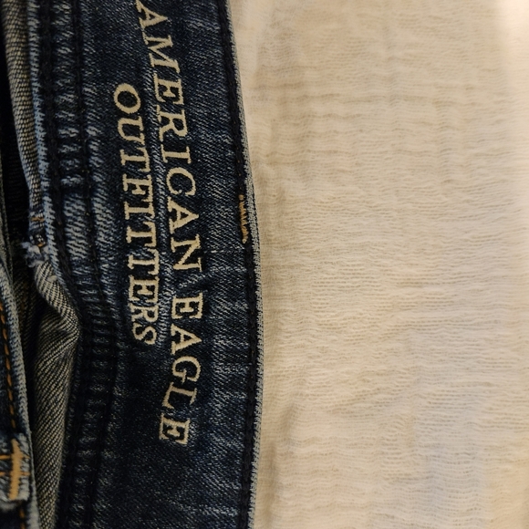 American Eagle Outfitters Dark Blue Boot Cut Jeans - Picture 3 of 9